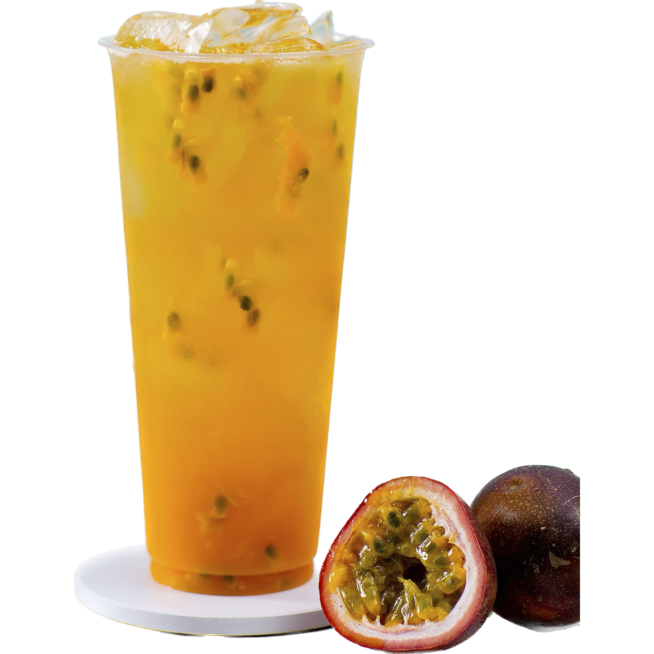 Maracuyá con tapioca y Gelatina de coco