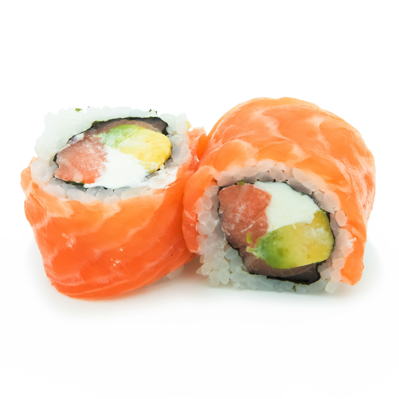 Salmón uramaki roll x8