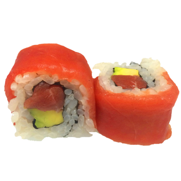 Atún uramaki roll x8