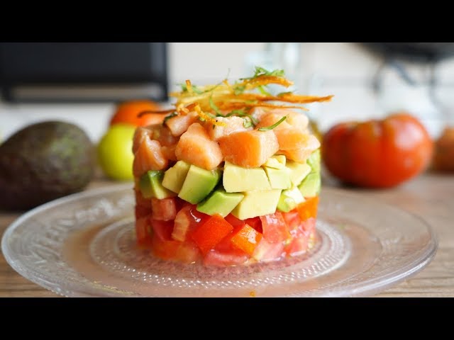 Tartar salmón con aguacate